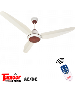 Tamoor Fan Executive | AC/DC 56'' Noiseless Motor. 99% Copper Winding Colour Dark Wood (HAMMALL-2)